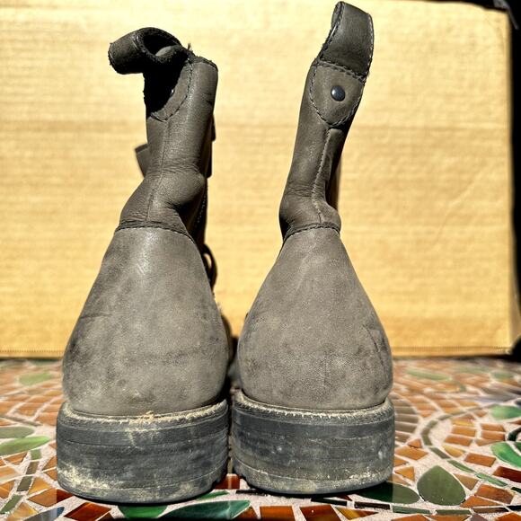 Ariat Whitney Ankle Boots Round Toe Waterproof Suede Leather Gray 7.5B - Picture 5 of 7